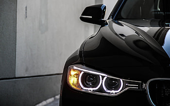 Midnight BMW 328i — Halo Eyes | Black BMW 328i — Eye of Light | BMW Eyes: Shadow 328i, Black Car, BMW, Bmw Eyes HD wallpaper