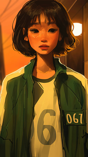 Squid Game, Number 067 240, Girls HD phone wallpaper