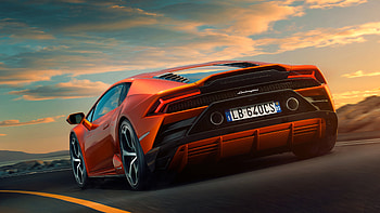 EVO Back View, Lamborghini Huracan HD wallpaper