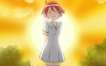 Anime, Dawn, Smile, Girl, Pretty HD wallpaper