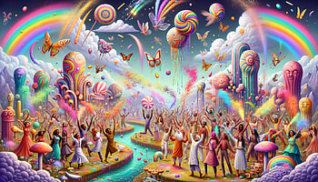 Holi Festival Celebration, Holi, rainbow, celebration, colorful HD wallpaper