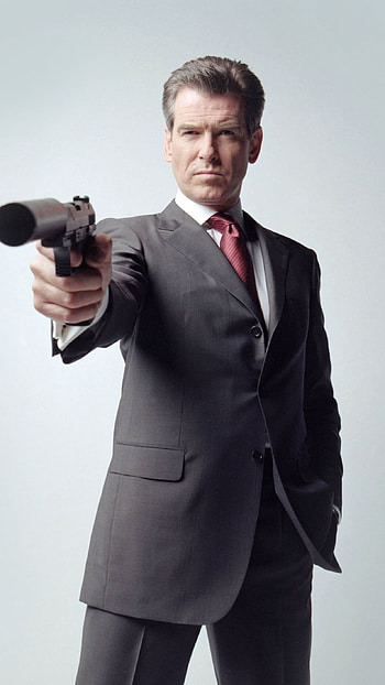 Pierce Brosnan, Screen beauty, James Bond, Iconic secret agent HD phone wallpaper