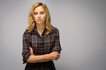 Suki Waterhouse, Actress model, Blonde English HD wallpaper