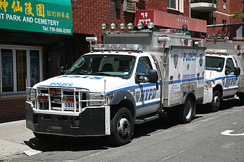 NYPD Emergency Service Truck, vehicle, police HD wallpaper