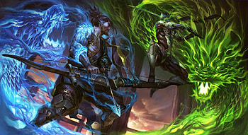 Overwatch Genji, Artistic , Epic battle scene, Exquisite detailing HD wallpaper