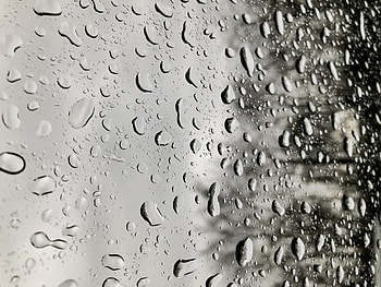 Rain, Drops, Macro, Surface, Moisture, Glass, Window HD wallpaper