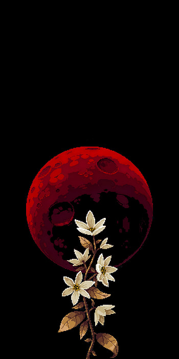 Pixel 6 Pro, art, moon HD phone wallpaper