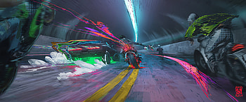 Fast And Furious Bike Chase, fast-and-furious, movies, artwork, artstation HD wallpaper