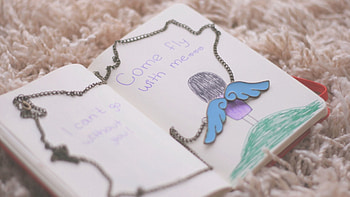 Miscellanea, Miscellaneous, Drawing, , Book, Notepad, Notebook, Chain HD wallpaper