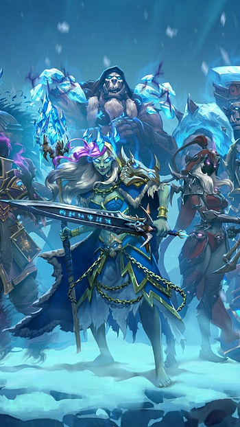 All heroes artwork , and Sony Xperia devices, Warcraft fantasy, Gaming style HD phone wallpaper