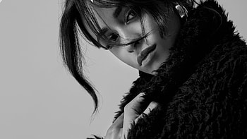 Camila Cabello Fault Magazine hoot Monochrome 2018, camila-cabello, music, celebrities, girls, hoot, monochrome, black-and-white HD wallpaper