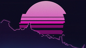 Retro Sun , retrowave, synthwave, artist, artwork, digital-art HD wallpaper