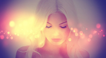 Beauty, pink, model, blonde, soft, girl, woman HD wallpaper
