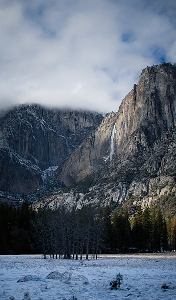 Nature, Trees, Mountains, Snow, Rocks, Snow Covered, Snowbound HD phone wallpaper
