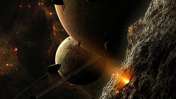 Fantasy, Planets HD wallpaper