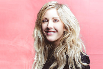 Pretty, smile, blonde, Ellie Goulding HD wallpaper