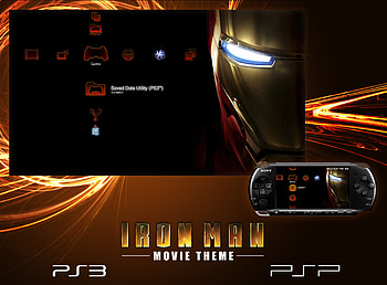 ... Iron Man Theme for PS3 and PSP by Alphathon HD wallpaper