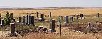 Country Cemetery, cemetery, plots, lonely, beauty, death, summer, headstones, nature, Oregon HD wallpaper