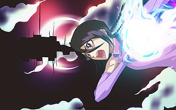 rukia, anime girl, bleach, anime HD wallpaper