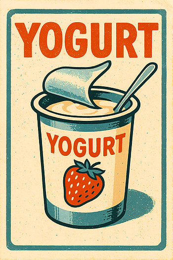 Retro Strawberry Yogurt — , strawberry HD phone wallpaper