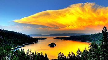 Crater Lake , Astonishing beauty, Zoey Thompson, Natural wonders HD wallpaper