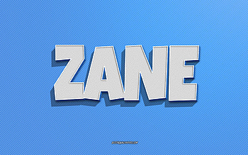 Zane, blue lines background, with names, Zane name, male names, Zane greeting card, line art, with Zane name HD wallpaper