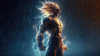 Goku Extraordinary Powers, goku, artwork, anime, artist, digital-art, art HD wallpaper