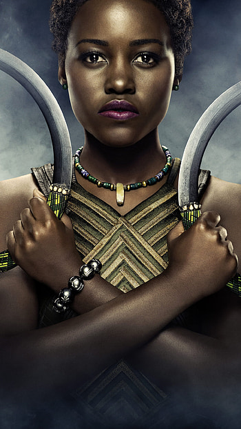 Lupita Nyong'o, Black Panther, Poster, Samsung Galaxy HD phone wallpaper
