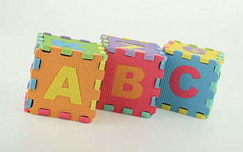 Miscellanea, Miscellaneous, Multicolored, Motley, Letters, Cubes, Cognition, Development HD wallpaper