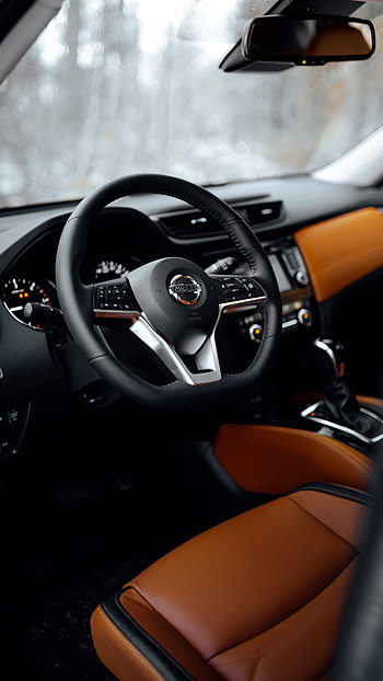 Nissan, Cars, Car, Steering Wheel, Rudder, Salon HD phone wallpaper