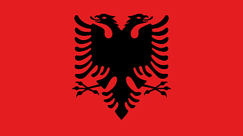 Albanian flag, U, National symbol, Patriotic pride HD wallpaper