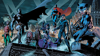 Batman Hush, Batman, Catwoman, Nightwing, Huntress (DC Comics) HD wallpaper