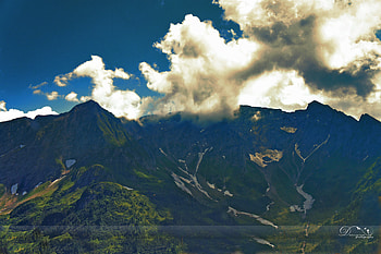 Switzerland, sky, nature, snow, mountain HD wallpaper
