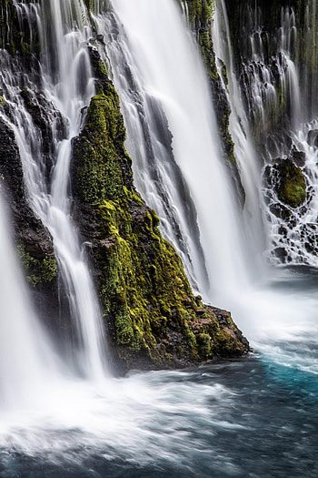 Nature, Water, Rocks, Waterfall, Flow, Moss, Stream HD phone wallpaper