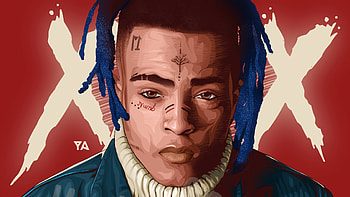 XXXTentacion Artwork, xxxtentacion, music, singer, male-celebrities, boys, digital-art, behance HD wallpaper