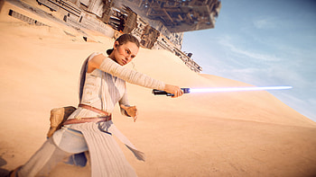 Rey Jakku, Rey (Star Wars), video game, Star Wars Battlefront II (2017) HD wallpaper