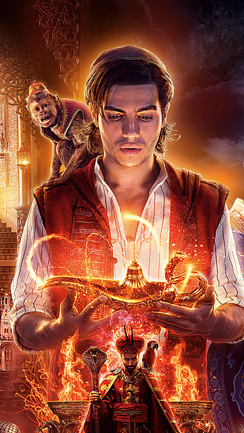 Aladdin, 2019 movie, resolution HD phone wallpaper