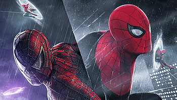 Spider Man V Miles Spider, spiderman, superheroes, artwork, artist HD wallpaper
