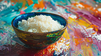 Exquisite Rice Bowl - Culinary Background, rice, food HD wallpaper