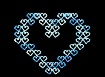 Hearts, abstract HD wallpaper