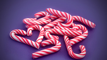 Candy cane , Festive , High-resolution , Christmas delight HD wallpaper