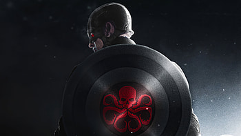 Captain America Hydra, captain-america, superheroes, artwork, artstation HD wallpaper