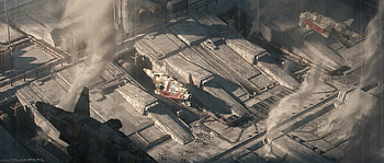 Quad Starport: Sci‑Fi Spaceship, Sci Fi, spaceship HD wallpaper
