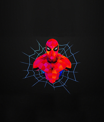Spider-man, abstract, minimal HD phone wallpaper