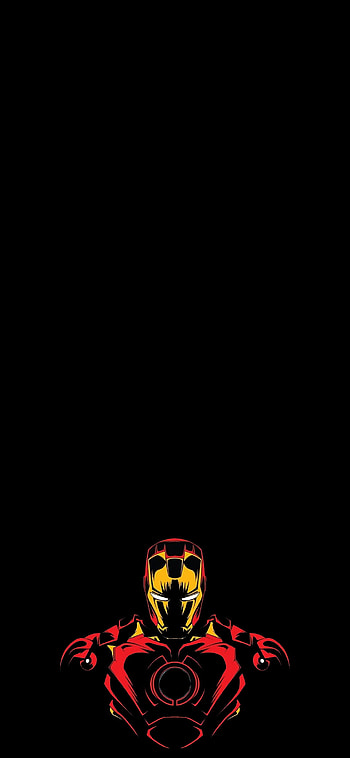 black ironman, AVENGER, MARVEL, LOCKSCREEN, FINGERPRINT_LOCKSCREEN, FINGERPRINT, BLACK_, ANIME, RED_YELLOW_SUIT HD phone wallpaper