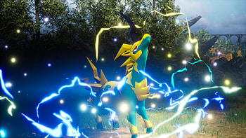 Electrifying Palworld Creature, video game, Palworld, Pokemon, electric pokémon, fantasy HD wallpaper