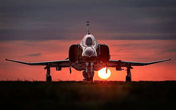 McDonnell Douglas F4 Phantom II, Entered service 1960, Long range, Two seat, Twin engine, Fighter-Bomber, Interceptor-Fighter, Fighter HD wallpaper