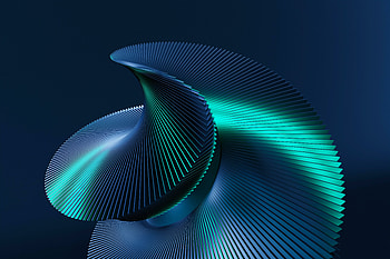 Swirl pattern, blue shine, luster, abstract HD wallpaper