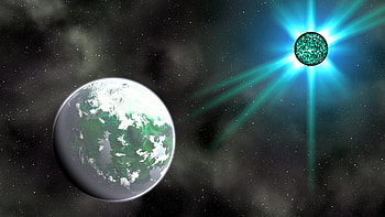 Space Scene 01 HD wallpaper
