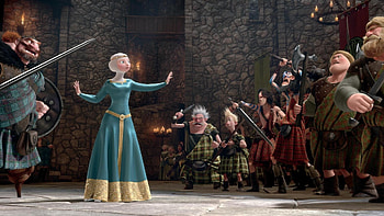 King Fergus and Merida, Brave HD wallpaper